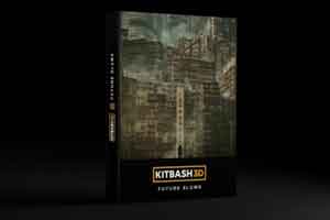 Kitbash3d_FUTURE SLUMS（未来贫民窟）坏楼房【模型】