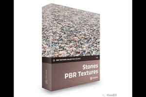 CGAxis PBR纹理第1卷 - 石头贴图 鹅卵石贴图 大理石贴图【CGAxis PBR Textures Volume 1 – Stones】【贴图】【高级群】
