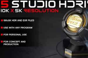 5 个高质量的 Studio HDRI【贴图】【高级群】