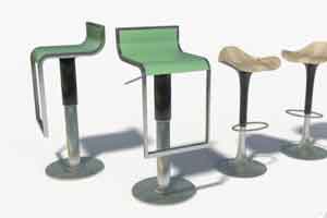 C4D模型 椅子和桌子【模型】