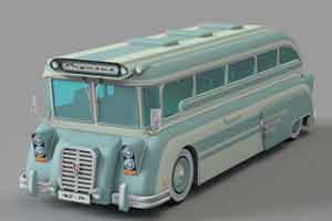 C4D模型 BUS模型 汽车 公共汽车 公交车 校园巴士 BUS【模型】
