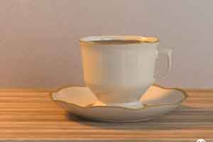 C4D模型 咖啡杯 盘子 家装 茶杯【模型】