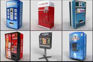 24个自动售卖机 可乐售卖机 ATM机 【模型】