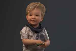 3D站立的可爱小男孩模型 牛仔裤 时尚小男孩 8K贴图【模型】