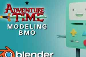 Blender 2.82 Create A 3D Model Of BMO From Adventure Time In Blender (Skillshare) by Dino Bandzovic【Blender 制作卡通模型】【教程】