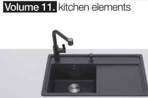众多水槽 把手 门 酒杯 水池 洗手池 水龙头 model plus model - Vol.11 Kitchen elements【模型】