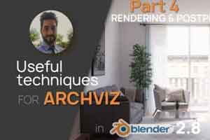 Blender 2.80 /第4类中的Archviz：渲染和后处理【教程】