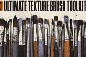 640个PS笔刷素材 True Grit Texture – The Ultimate Texture Brush Toolkit