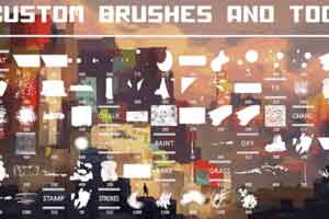 【PS画笔和预设】Custom Brushes and Tool Presets by Stephane Wootha for Photoshop