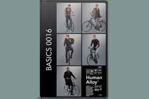 骑车的男人模型【Human Alloy Basics 0016】