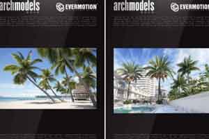 40个热带植物模型 椰子树【Evermotion Archmodels  Vol 201】【模型】【28】