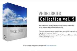 HDRI 天空【VHDRI Skies pack 9】【HDRI贴图】