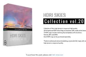 20K HDRI 天空【HDRI Skies pack 20】【HDR】