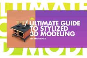 C4D制作卡通场景【Ultimate Guide to Stylized 3d Modeling with TheRustedPixel】【教程】