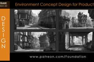 电影分镜的创作【Foundation Patreon - Environment Concept Design for Production with Kevin Jick】【教程】