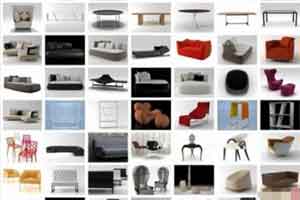 室内沙发桌子椅子柜子3D模型合集 DesignConnected 3D Models Collection