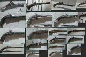 200张 3K 古代枪支 古董枪 图片素材【Antique Firearms】