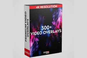 300个 4K礼花、粒子视频素材【Video-presets - 300+ 4k Video Overlays】