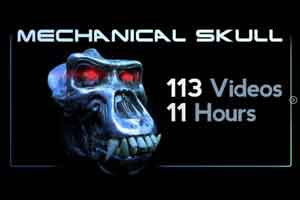 ZBrush大猩猩头雕刻教程【Mechanical Skull - Michael Pavlovich】