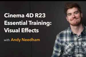 C4D 特效VFX基础教程【Linkedin - Cinema 4D R23 Essential Training VFX】