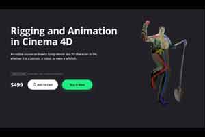 【精品】C4D动画绑定面部表情动画【[Motion Design School] Rigging and Animation in Cinema 4D】