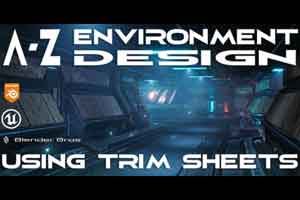 Blander科幻场景隧道教程【A-Z Environment Design Using Trim Sheets Blenderbros】【免费】
