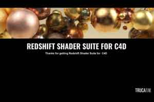 Redshift 预设材质【REDSHIFT SHADER SUITE C4D】