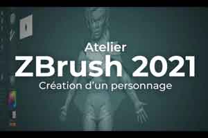 2021 ZBrush制作人物教程【Atelier Zbrush - Création d'un personnage】【免费】