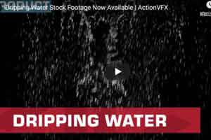 27组往下滴水2K视频素材 含透明通道 Actionvfx – Dripping Water Assets【免费】