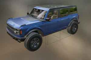 Bronco 2021 4-door and 2-door汽车模型