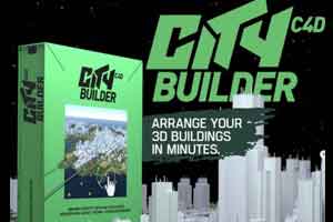 C4D CityBuilder Pro【城市建筑插件】