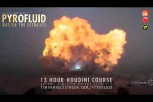 Houdni掌握元素教程【[CG CIRCUIT] PyroFluid – Master the Elements】