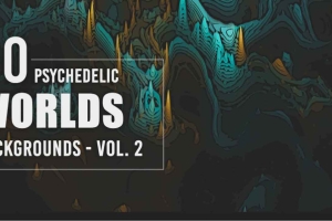 50个迷幻世界背景【50 Psychedelic Worlds Backgrounds - Vol. 2】
