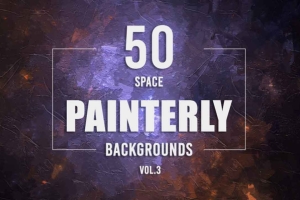 50个绘画天空【50 Painterly Space Backgrounds- Vol. 3】