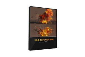 VOD 爆炸火焰序列【VDB Explosions Pack Volume 2: Animated】