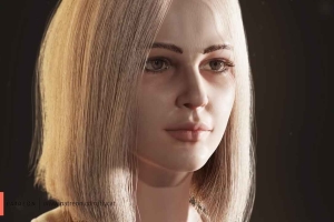 Blender雕刻写实女性教程+源文件【3D Girl Portrait – Full process videos & 3D asset by FlyCat】