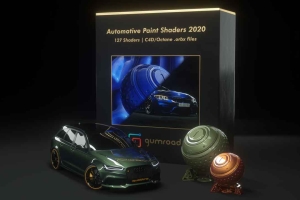 OC 2020 127个车漆材质【Automotive Paint Shaders 2020 | 127 Shaders | C4D/Octane .orbx files】