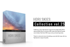 25个天空HDR环境贴图【HDRI Skies pack 25】