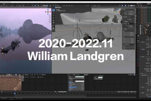 【推荐课程】Blender高级渲染 素材制作教程William Landgren会员频道