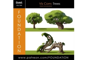 树木绘画教程【Foundation Patreon - Vis Com - Trees】