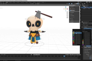 Blender绑定骷髅教程【Udemy - Blender Rigging for Beginners Rigging your first Character by Eve Paints】