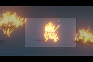 Blender火焰模型