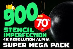 900个划痕【-- 900 -- Stencil Imperfection 4k - (SuperMegaPack) - V3】