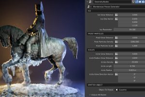 Blender结冰节点【Freeze Generator Setup for Geometrynodes Fields / Blender 3.0】