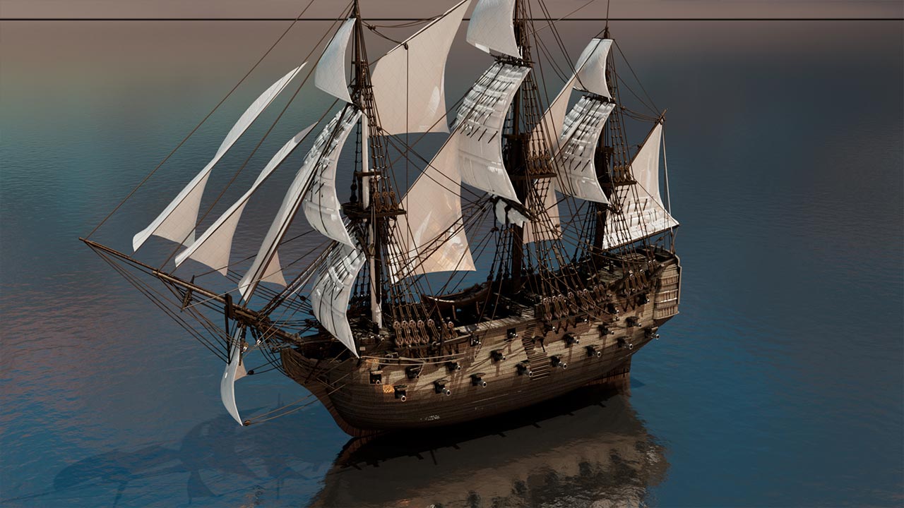 帆船模型 单体帆船模型